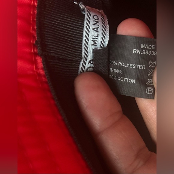 Prada Vibrant Red Bucket Hat size M - Picture 6 of 6